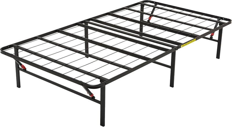 Foldable Platform Bed Frame Tool-Free Assembly Under-Bed Storage