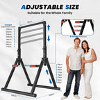 Foldable Power Tower Dip Station Free Standing Pull