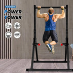 Foldable Power Tower Dip Station Pull Up Bar