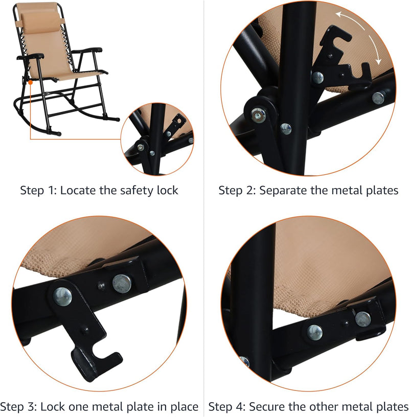 Foldable Rocking Chair
