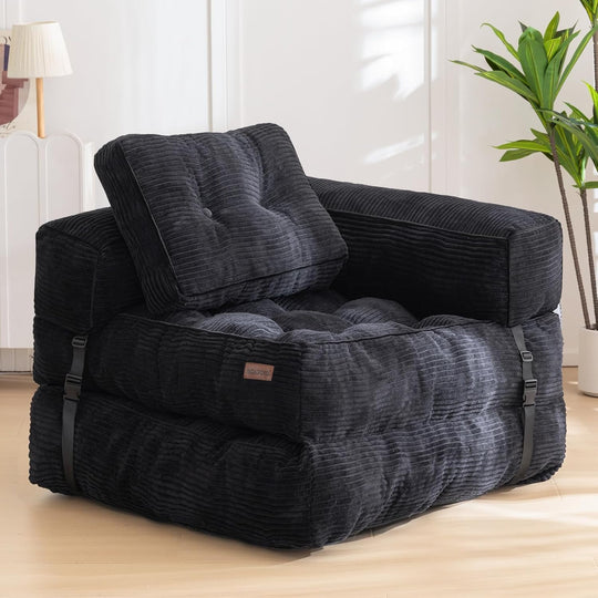 Foldable Sofa Bed Bean Bag Couch Convertible Sleeper