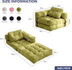 Foldable Sofa Bed Bean Bag Couch Convertible Sleeper