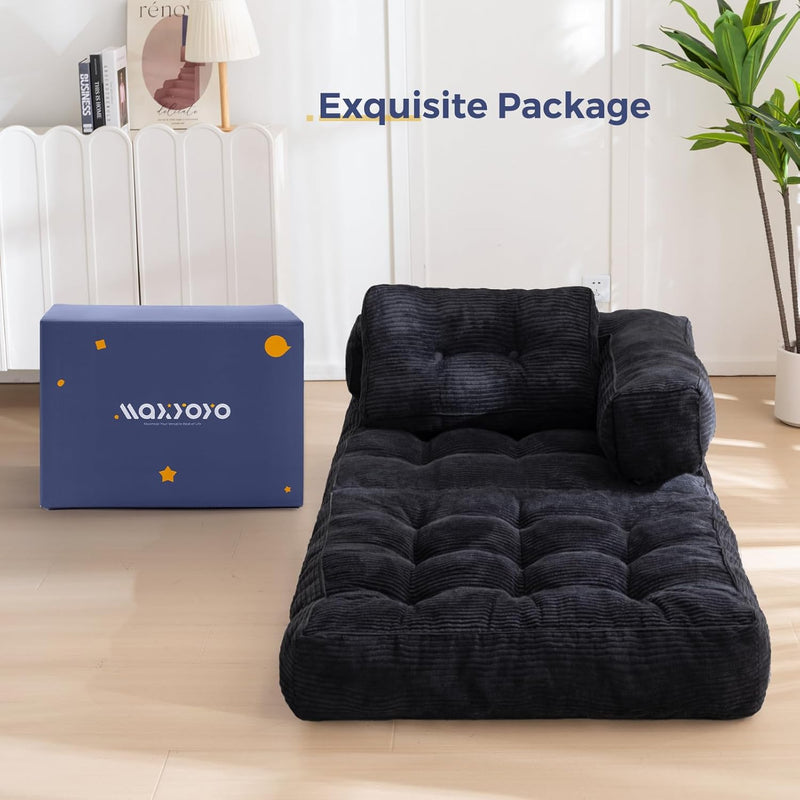 Foldable Sofa Bed Bean Bag Couch Convertible Sleeper