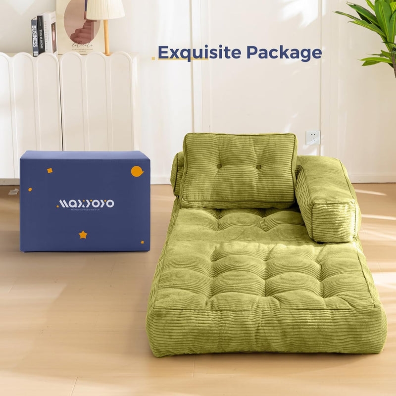 Foldable Sofa Bed Bean Bag Couch Convertible Sleeper