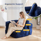 Foldable Sofa Bed Bean Bag Couch Convertible Sleeper