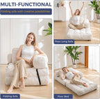 Foldable Sofa Bed Bean Bag Couch Convertible Sleeper