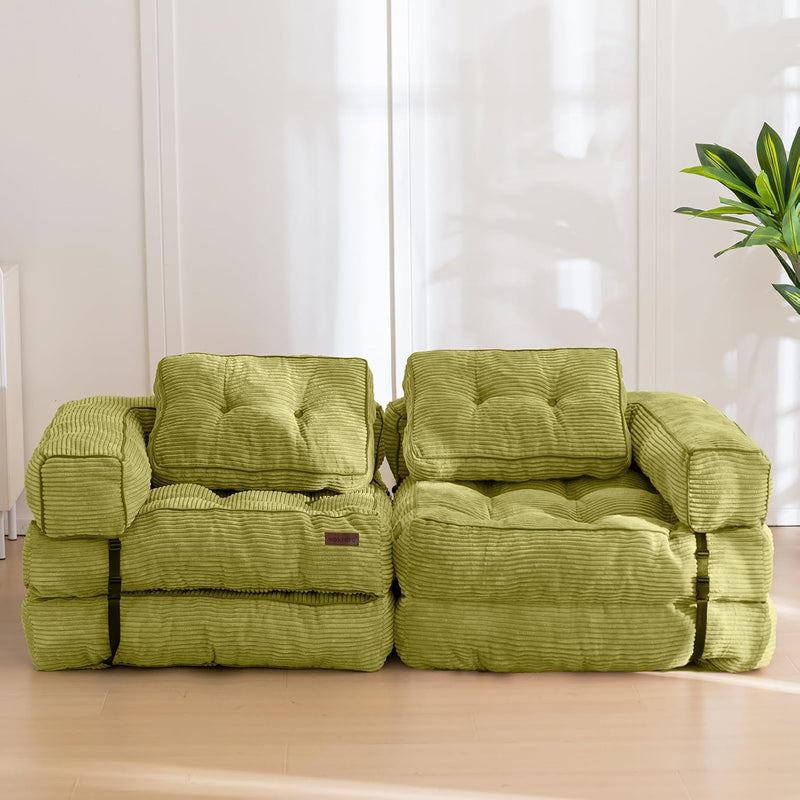 Foldable Sofa Bed Bean Bag Couch Convertible Sleeper