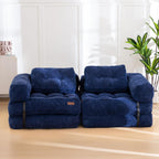 Foldable Sofa Bed Bean Bag Couch Convertible Sleeper