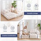 Foldable Sofa Bed Bean Bag Couch Convertible Sleeper