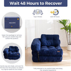 Foldable Sofa Bed Bean Bag Couch Convertible Sleeper