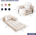 Foldable Sofa Bed Bean Bag Couch Convertible Sleeper
