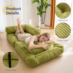 Foldable Sofa Bed Bean Bag Couch Convertible Sleeper