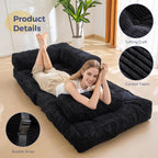 Foldable Sofa Bed Bean Bag Couch Convertible Sleeper