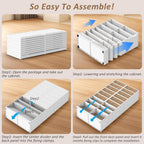 Foldable Stackable Shoe Storage Cabinet 9 Tiers Organiser