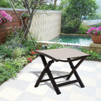 Foldable Sun Lounger Reclining Garden Chair Aluminium Camping