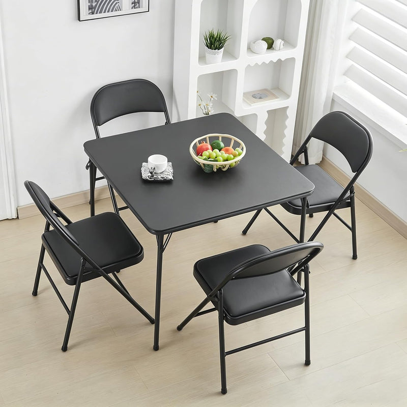 80CM Square Folding Card Table Foldable
