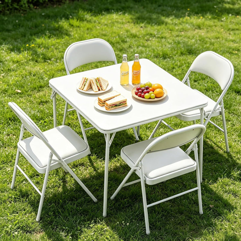 80CM Square Folding Card Table Foldable
