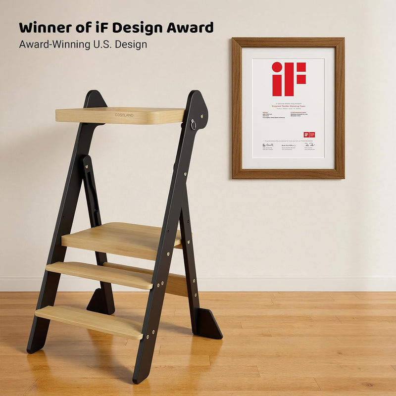 Foldable Toddler Step Stool for Kitchen If Design