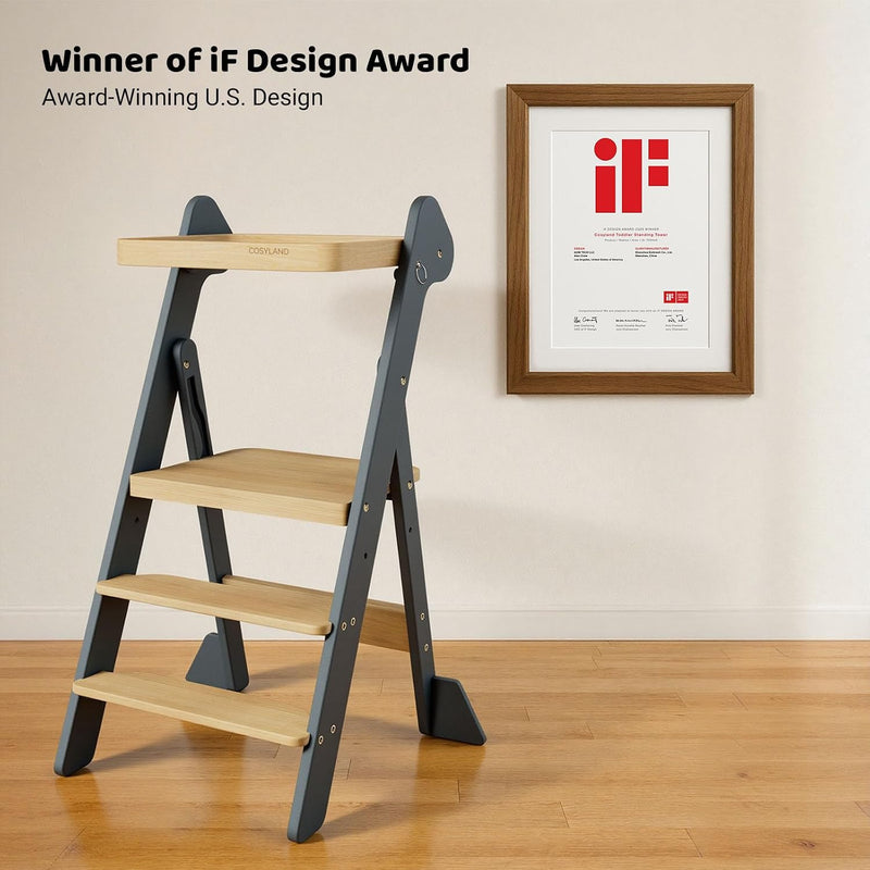 Foldable Toddler Step Stool for Kitchen If Design