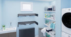 Foldable Wall Mounted Clothes Rack Retractable Drying Rack