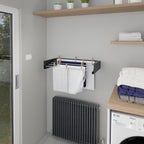 Foldable Wall Mounted Clothes Rack Retractable Drying Rack