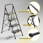 Folding 4-Step Ladder with Tool Tray