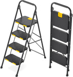 Folding 4-Step Ladder with Tool Tray