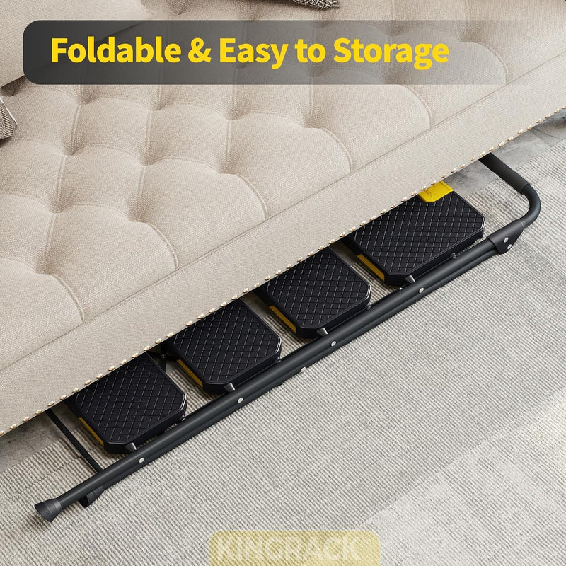 Folding 4-Step Ladder with Tool Tray