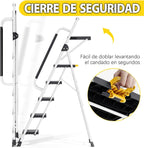 Folding 5-Step Ladder Capacity Step Stool with Safety