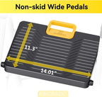 Folding 5-Step Ladder Capacity Step Stool with Safety
