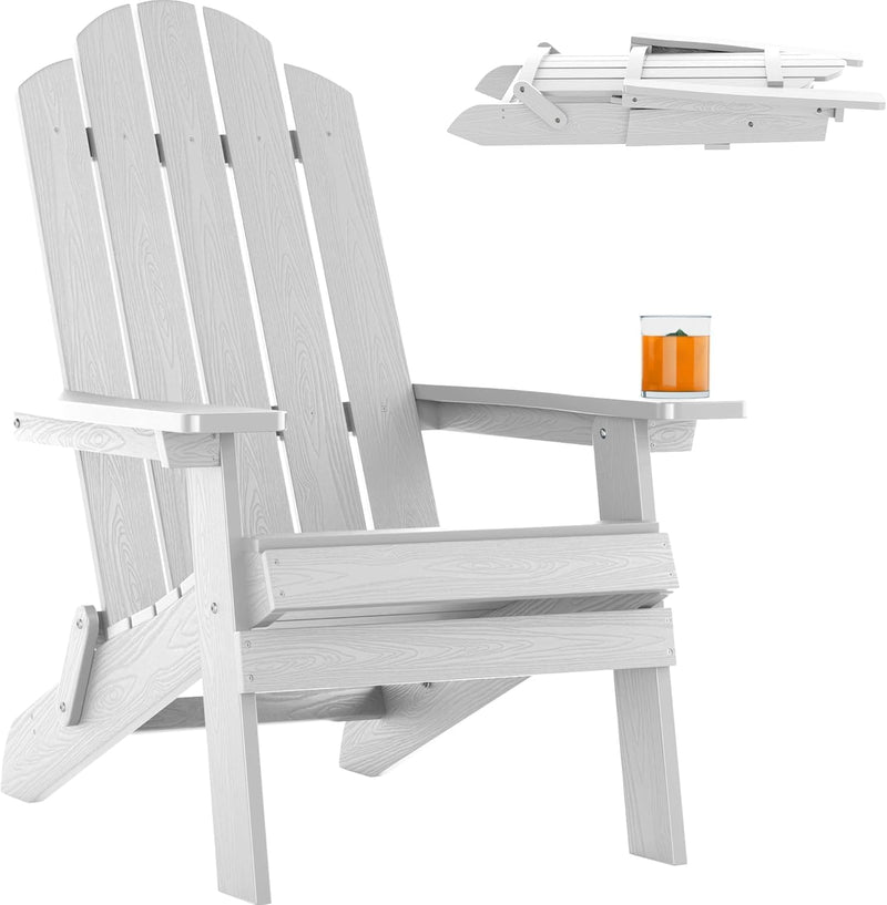 Folding Adirondack Chair for Outdoor: Modern Garden Chairs