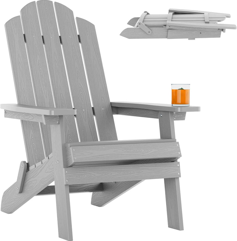 Folding Adirondack Chair for Outdoor: Modern Garden Chairs