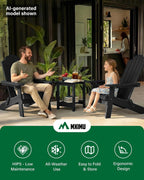 Folding Adirondack Chair for Outdoor: Modern Garden Chairs