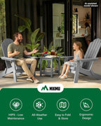 Folding Adirondack Chair for Outdoor: Modern Garden Chairs