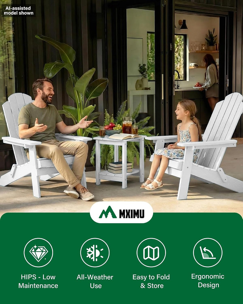 Folding Adirondack Chair for Outdoor: Modern Garden Chairs