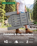 Folding Adirondack Chair for Outdoor: Modern Garden Chairs