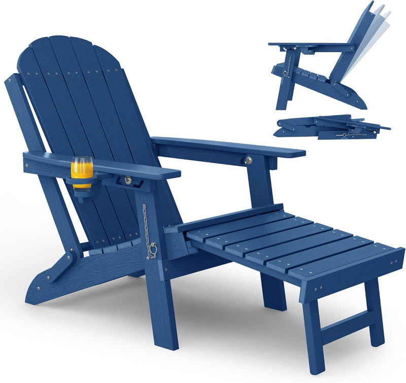 Folding Adirondack Chair for Outdoor: Sturdy Garden Chairs