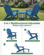 Folding Adirondack Chair for Outdoor: Sturdy Garden Chairs