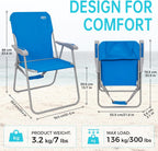 Folding Beach Chairs Lightweight Portable Garden Chair