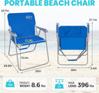 Folding Beach Chairs Lightweight Portable Garden Chair