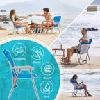 Folding Beach Chairs Lightweight Portable Garden Chair