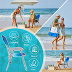 Folding Beach Chairs Lightweight Portable Garden Chair