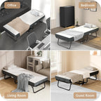 Folding Bed with 12.5CM Thick Luxurious Memory Foam