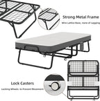 Folding Bed with Mattress Guest Z Portable Foldable