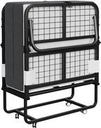 Folding Bed with Mattress Guest Z Portable Foldable
