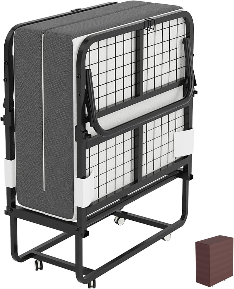 Folding Bed with Mattress Guest Z Portable Foldable