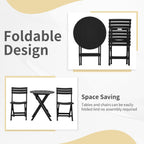 Folding Bistro Set Foldable