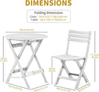 Folding Bistro Set Foldable