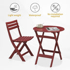 Folding Bistro Set Foldable