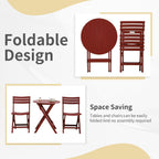 Folding Bistro Set Foldable